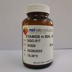 土壤中 總氰化物 質控樣 - 【50g+5mL】/套