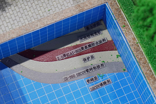 人工湖防水系統(tǒng)圖